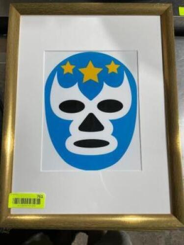 DESCRIPTION: (6) 15" X 12" LUCHA LIBRE FRAMES MASK PRINTS ADDITIONAL INFORMATION SEE ADDITIONAL IMAGES LOCATION: AREA #4 THIS LOT IS: ONE MONEY QTY: 1