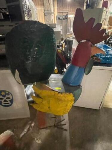 DESCRIPTION: 60" METAL ROOSTER SIZE 60" LOCATION: AREA #4 QTY: 1