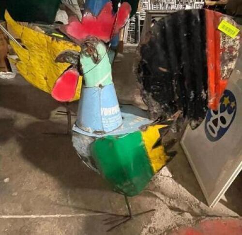 DESCRIPTION: 36" METAL ROOSTER SIZE 36" LOCATION: AREA #4 QTY: 1