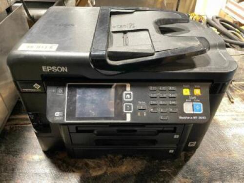 DESCRIPTION: BROTHER WORK FORCE WF-3640 ALL IN ONE COPIER BRAND / MODEL: WORK FORCE WF-364 LOCATION: AREA #1 QTY: 1