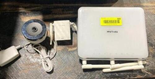 DESCRIPTION: TP-LINK WEB CAMERA SYSTEM BRAND / MODEL: TP-LINK LOCATION: AREA #1 QTY: 1