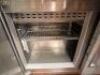 DESCRIPTION: BERG 48" TWO DOOR REFRIGERATED SANDWICH PREP W/ RISER SHELF. BRAND / MODEL: EDST 48 12 BERG HC ADDITIONAL INFORMATION 115 VOLT, 1 PHASE. - 3