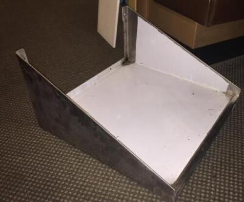DESCRIPTION: STAINLESS MICROWAVE SHELF. LOCATION: SEATING QTY: 1
