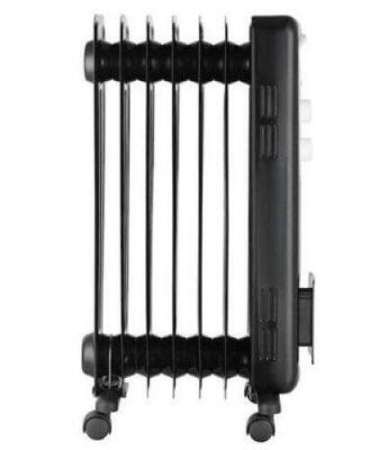 DIGITAL ELECTRIC RADIANT PORTABLE SPACE HEATER OIL FILLED 1500W BLACK
