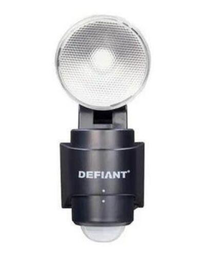 180 DEGREE 1-HEAD BLACK LED MOTION SENSING BATTERY POWER OUTDOOR FLOOD LIGHT