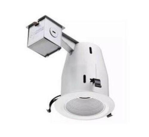 (6) - 4 IN. GU10 WHITE RECESSED BAFFLE KITS