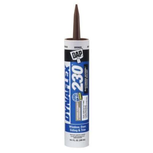 (12) - CT. BOX OF DAP 300ML, BROWN, DYNAFLEX 230 PREMIUM ELASTOMERIC SEALANT