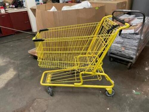 YELLOW SHOPING CART