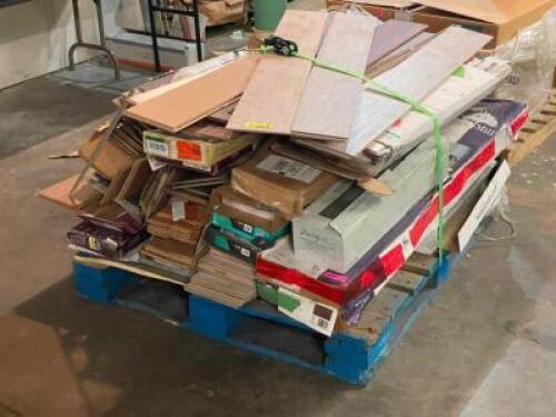 PALLET OF ASSORTED FLOORING PIECES