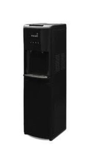 DESCRIPTION: (1) TOP LOADING WATER BOTTLE DISPENSER BRAND/MODEL: PRIMO #601359-C INFORMATION: BLACK RETAIL$: $155.99 EA SIZE: HOT OR COLD QTY: 1