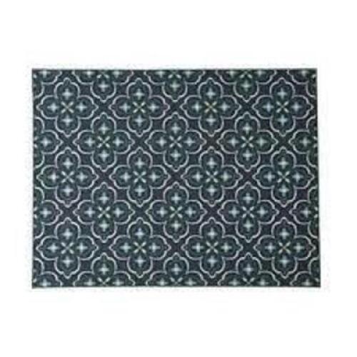 DESCRIPTION: (2) MISC OUTDOOR AREA RUGS BRAND/MODEL: MAINSTAYS INFORMATION: BLUE WITH WHITE RETAIL$: $115.00 TOTAL SIZE: 5X7, AND 7'6" X 9'6" QTY: 2