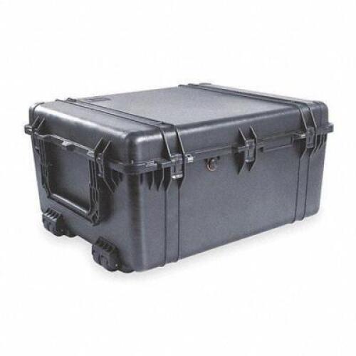 DESCRIPTION: (1) PROTECTIVE CASE BRAND/MODEL: PELICAN #20FZ59 INFORMATION: BLACK RETAIL$: $701.89 EA SIZE: 25 1/8 IN X 30 1/8 IN X 15 3/8 IN INSIDE QT