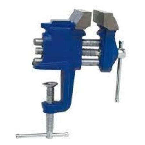 DESCRIPTION: (2) CLAMP ON VISE BRAND/MODEL: IRWIN INFORMATION: BLUE RETAIL$: $50.00 EA SIZE: 3" QTY: 2