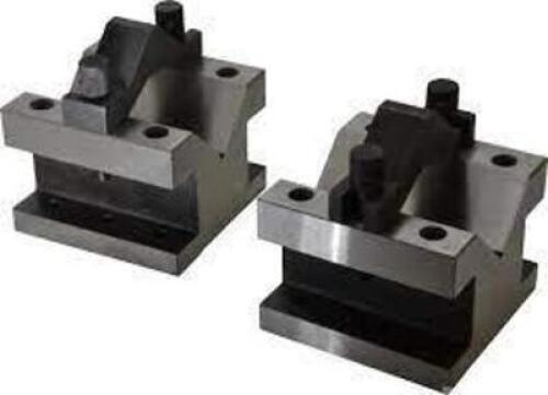 DESCRIPTION: (2) 90 DEGREE ANGLE V-BLOCK BRAND/MODEL: MCS #06493225 INFORMATION: HARDENED STEEL RETAIL$: $330.81 EA SIZE: 9/16" QTY: 2