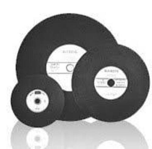 DESCRIPTION: (1) BOX OF (18) GRINDING WHEELS BRAND/MODEL: BUCKEYE ABRASIVES #10800 INFORMATION: BLACK RETAIL$: $35.00 EA SIZE: 8 X 1/2 X 5/8 QTY: 1