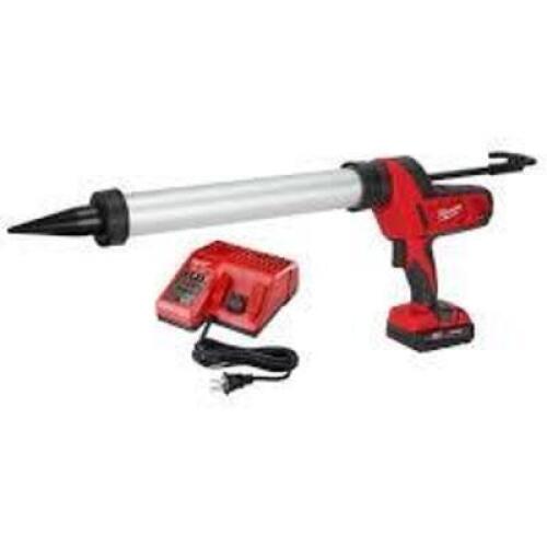 DESCRIPTION: (1) CAULK AND ADHESIVE GUN BRAND/MODEL: MILWAUKEE INFORMATION: RED RETAIL$: $369.00 EA SIZE: 20 OZ QTY: 1