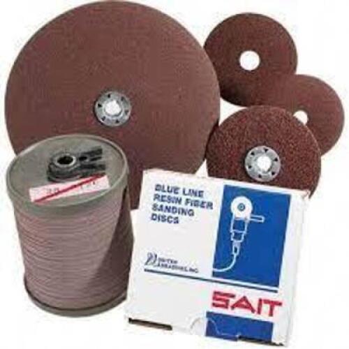 DESCRIPTION: (1) STACK OF (100) GENERAL PURPOSE ALUMINUM OXIDE FIBER DISC BRAND/MODEL: SAIT RETAIL$: $193.31 TOTAL SIZE: 5" X 7/8" QTY: 1