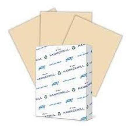 DESCRIPTION: (1) CASE OF (10) PACKS OF PAPER BRAND/MODEL: HAMMERMILL INFORMATION: IVORY, CREAM PAPER RETAIL$: $17.99 PER PACK SIZE: 8.5"W X 11"L QTY: