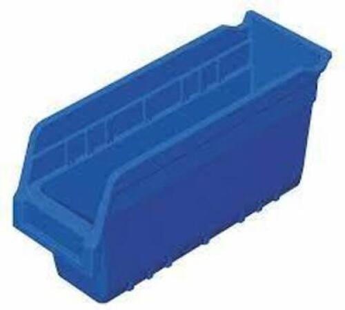 DESCRIPTION: (1) CASE OF (16) SHELF BINS BRAND/MODEL: AKRO-MILS #4KEX6 INFORMATION: BLUE RETAIL$: $10.03 PER BIN SIZE: 11-5/8"L 4-1/8" X 6" QTY: 1