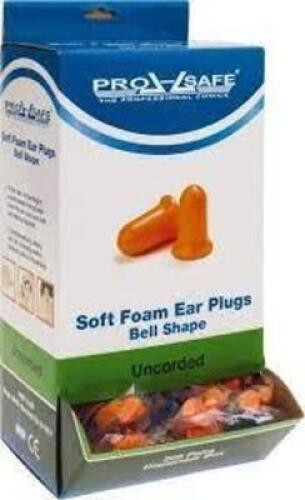 DESCRIPTION: (2) BOXES OF (200) PAIRS OF SOFT FOAM EAR PLUGS BRAND/MODEL: PRO-SAFE INFORMATION: ORANGE RETAIL$: $30.60 PER BOX SIZE: 32DB QTY: 2