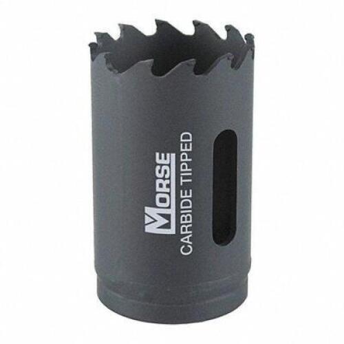 DESCRIPTION: (2) HOLE SAW BRAND/MODEL: MORSE #53WL90 INFORMATION: BLACK RETAIL$: $12.06 EA SIZE: 1 3/16 IN SAW DIA., 3 TEETH PER INCH, 1 7/8 IN MAX. C