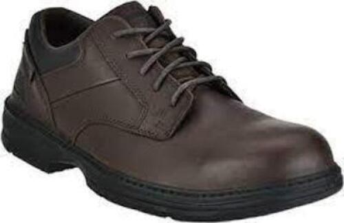 DESCRIPTION: (1) PAIR OF STEEL TOE WORK SHOES BRAND/MODEL: CATERPILLAR #P90016 INFORMATION: BROWN RETAIL$: $110.00 EA SIZE: 9.5 MENS QTY: 1
