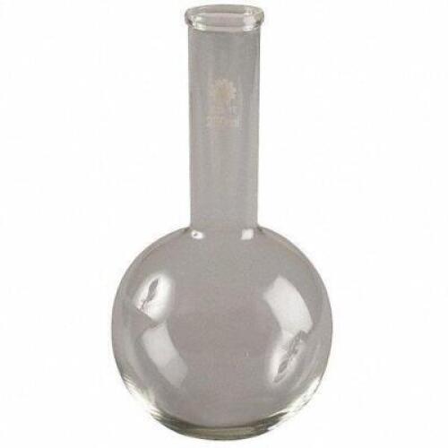 DESCRIPTION: (4) PACKS OF (12) GLASS FLASK BRAND/MODEL: LAB SAFETY SUPPLY/5YHC0 INFORMATION: BOTTOM NARROW NECK/CLEAR SIZE: 50 ML QTY: 4
