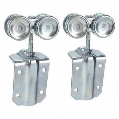 DESCRIPTION: (1) HANGER KIT BRAND/MODEL: NATIONAL HARDWARE #4PE60 RETAIL$: $77.36 EA SIZE: 4 19/32 in Lg (In.) QTY: 1