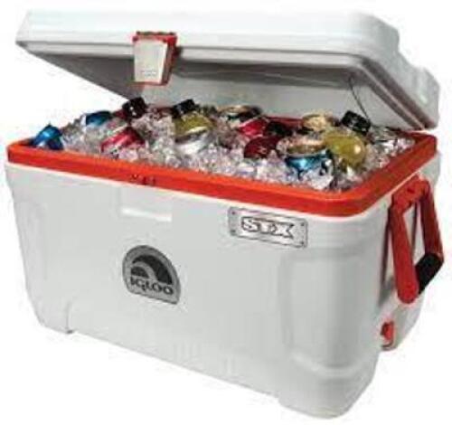 DESCRIPTION: (1) SUPER TOUGH STX COOLER BRAND/MODEL: IGLOO #1715525 RETAIL$: $119.15 EA SIZE: 54 QT QTY: 1