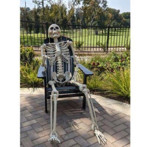 DESCRIPTION: (1) REALISTIC POSABLE TITAN SKELETON BRAND/MODEL: WAY TO CELEBRATE RETAIL$: $100.00 EA SIZE: 7 FT QTY: 1