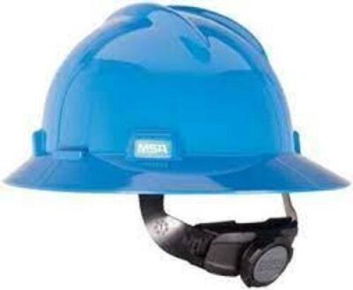 DESCRIPTION: (1) CASE OF (20) FULL BRIM HARD HAT BRAND/MODEL: MSA V GARD INFORMATION: BLUE RETAIL$: $500.00 EA SIZE: ONE SIZE FITS MOST QTY: 1