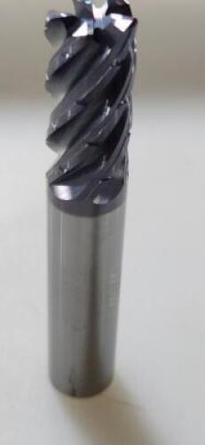 DESCRIPTION: (2) SOLID CARBIDE CORNER RADIUS CHIPBEAKER ROUGHER END MILL BRAND/MODEL: HELICAL 59405 RETAIL$: $ 84.60 EA SIZE: 1/2", 0.0300" RAD 1" LOC
