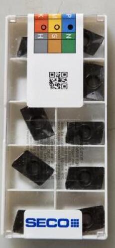 DESCRIPTION: (20) XOMX CARBIDE MILLING INSERTS BRAND/MODEL: SECO XOMX180608TR-MD15 MP2500 RETAIL$: $29.50 PER INSERT QTY: 20