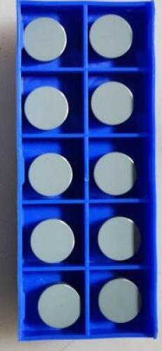 DESCRIPTION: (30) CERAMIC TURNING INSERTSBRAND/MODEL: CERAMTEC RNGN 120400 SL506RETAIL$: $54.00 PER INSERTQTY: 30