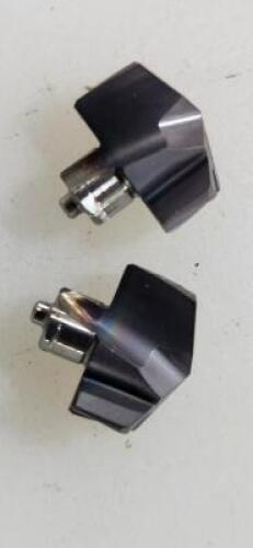 DESCRIPTION: (10) SOLID CARBIDE REPLACEBLE DRILL TIP BRAND/MODEL: ISCAR ICP 094-2M IC908 RETAIL$: $92.10 PER INSERT SIZE: 0.37" DIA QTY: 10
