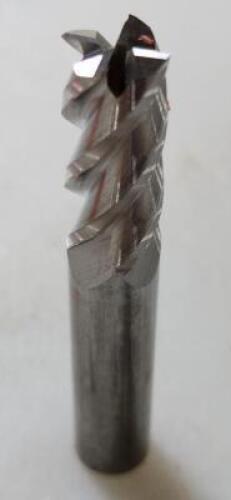 DESCRIPTION: (1) SOLID CARBIDE SQ END MILL BRAND/MODEL: ACCUPRO 07766108 RETAIL$: 52.9 SIZE: 7/16" 1" LOC QTY: 1