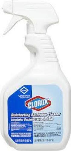 DESCRIPTION: (6) DISINFECTING BATHROOM CLEANER BRAND/MODEL: CLOROX SIZE: 1 PT QTY: 6