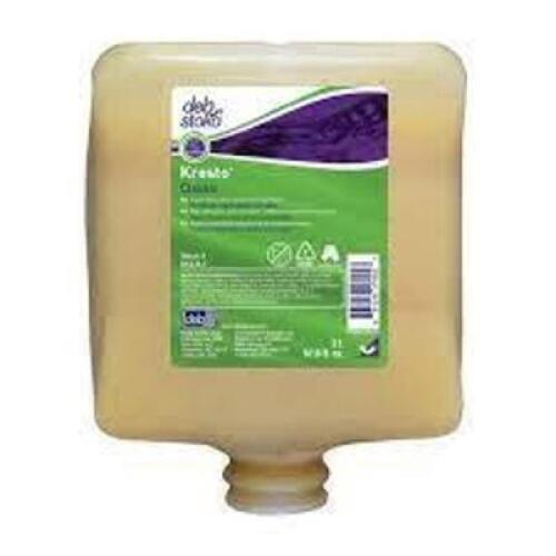 DESCRIPTION: (2) HEAVY DUTY HAND SOAP BRAND/MODEL: DEB STOKO KRESTO CLASSIC #KCL2T RETAIL$: 24.25 SIZE: 2L QTY: 2