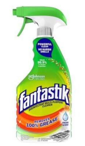 DESCRIPTION: (4) DISINFECTANT DEGREASER BRAND/MODEL: FANTASTIK #56DY50 RETAIL$: $60.00 TOTAL SIZE: 32 OZ QTY: 4