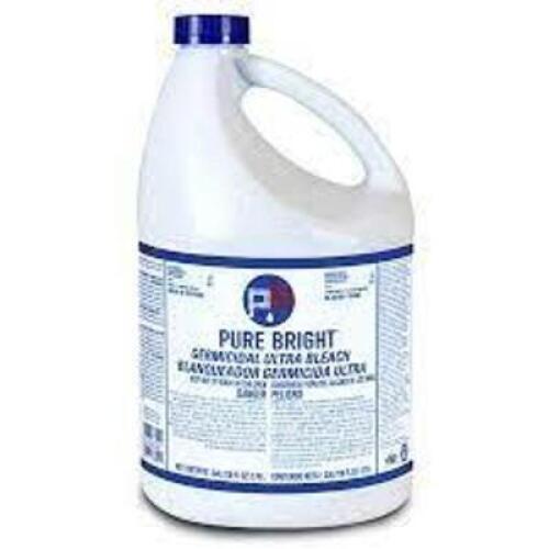 DESCRIPTION: (2) GERMICIDAL ULTRA BLEACH BRAND/MODEL: PURE BRIGHT RETAIL$: $10.00 EA SIZE: 1 GALLON QTY: 2