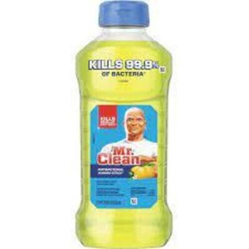 DESCRIPTION: (6) ANTIBACTERIAL CLEANER BRAND/MODEL: MR. CLEAN INFORMATION: SUMMER CITRUS SIZE: 1.75 PT QTY: 6