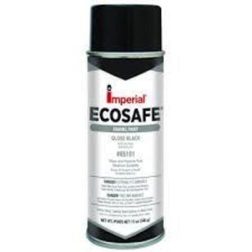 DESCRIPTION: (6) ECOSAFE GLOSS SPRAY PAINT BRAND/MODEL: IMPERIAL #85101 INFORMATION: GLOSS BLACK RETAIL$: $15.87 EA SIZE: 12 OZ QTY: 6