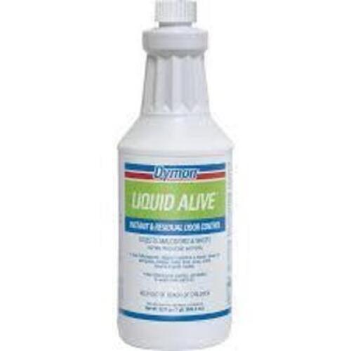 DESCRIPTION: (6) LIQUID ALIVE INSTANT ODOR DIGESTER BRAND/MODEL: DYMON #33632 RETAIL$: $10.29 EA SIZE: 32 FL OZ QTY: 6
