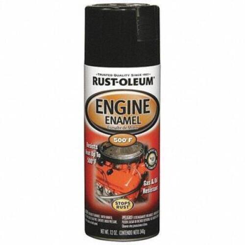 DESCRIPTION: (6) ENGINE ENAMEL BRAND/MODEL: RUST-OLEUM #4YKY2 INFORMATION: BLACK RETAIL$: $12.26 EA SIZE: 12 OZ QTY: 6