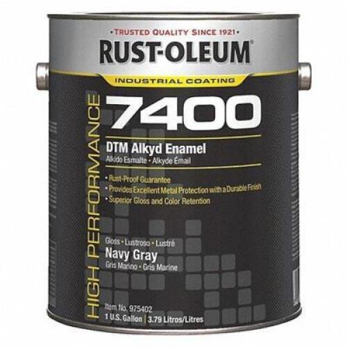 DESCRIPTION: (2) INTERIOR EXTERIOR PAINT BRAND/MODEL: RUST-OLEUM #5A266 INFORMATION: NAVY GREY RETAIL$: $101.03 EA SIZE: 1 GALLON QTY: 2