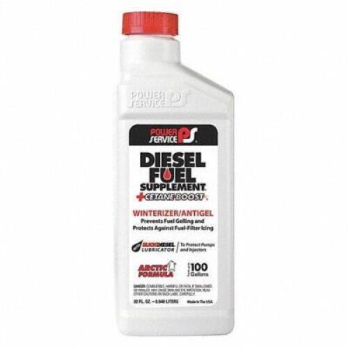 DESCRIPTION: (6) DIESEL SUPPLEMENT AND CETANE BOOSTER BRAND/MODEL: POWER SERVICE PRODUCTS #49EP25 RETAIL$: $12.31 EA SIZE: 32 OZ QTY: 6