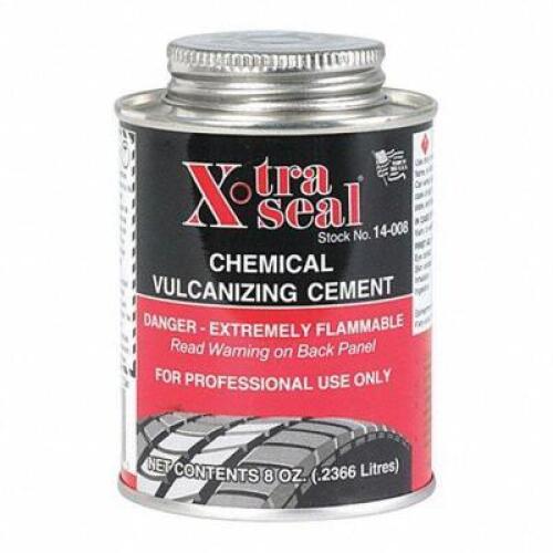 DESCRIPTION: (6) TIRE REPAIR CEMENT BRAND/MODEL: XTRA SEAL #33K057 RETAIL$: $10.00 EA SIZE: 8 OZ QTY: 6