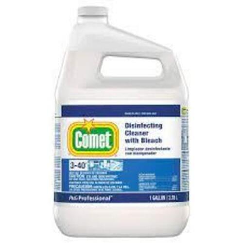 DESCRIPTION: (2) ALL PURPOSE DISINFECTING CLEANER WITH BLEACH BRAND/MODEL: COMET #24651 RETAIL$: 24 SIZE: 1 GALLON QTY: 2