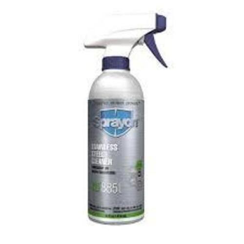 DESCRIPTION: (6) STAINLESS STEEL CLEANER BRAND/MODEL: SPRAYON #CD885L RETAIL$: $10.00 EA SIZE: 14 OZ QTY: 6