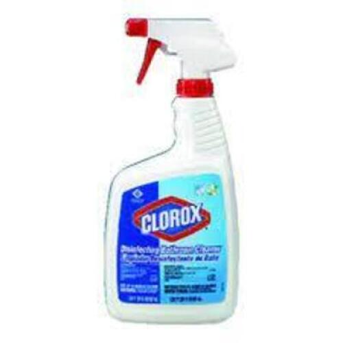 DESCRIPTION: (2) DISINFECTING BATHROOM CLEANER BRAND/MODEL: CLOROX RETAIL$: $8.00 EA SIZE: 1 PT QTY: 2